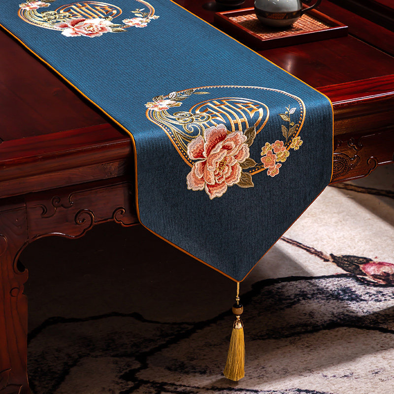 中式桌旗禅意轻奢餐桌茶几桌垫布茶席垫子茶台茶旗茶桌布长条定制,居家布艺,桌旗,淘宝优惠券,粉丝福利购,淘宝优惠卷