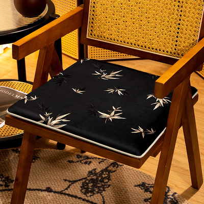 中式餐椅坐垫屁垫中古实木椅子垫