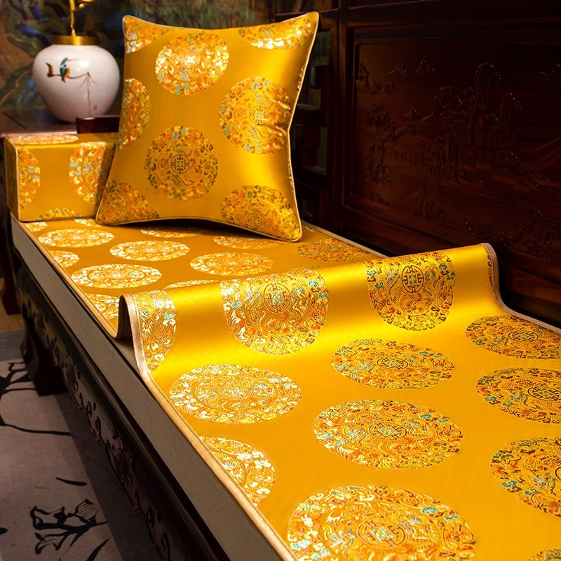 新中式沙发垫轻奢高级感红木沙发盖布防滑坐垫套罩沙发巾四季通用,居家布艺,万能盖巾,淘宝优惠券,粉丝福利购,淘宝优惠卷