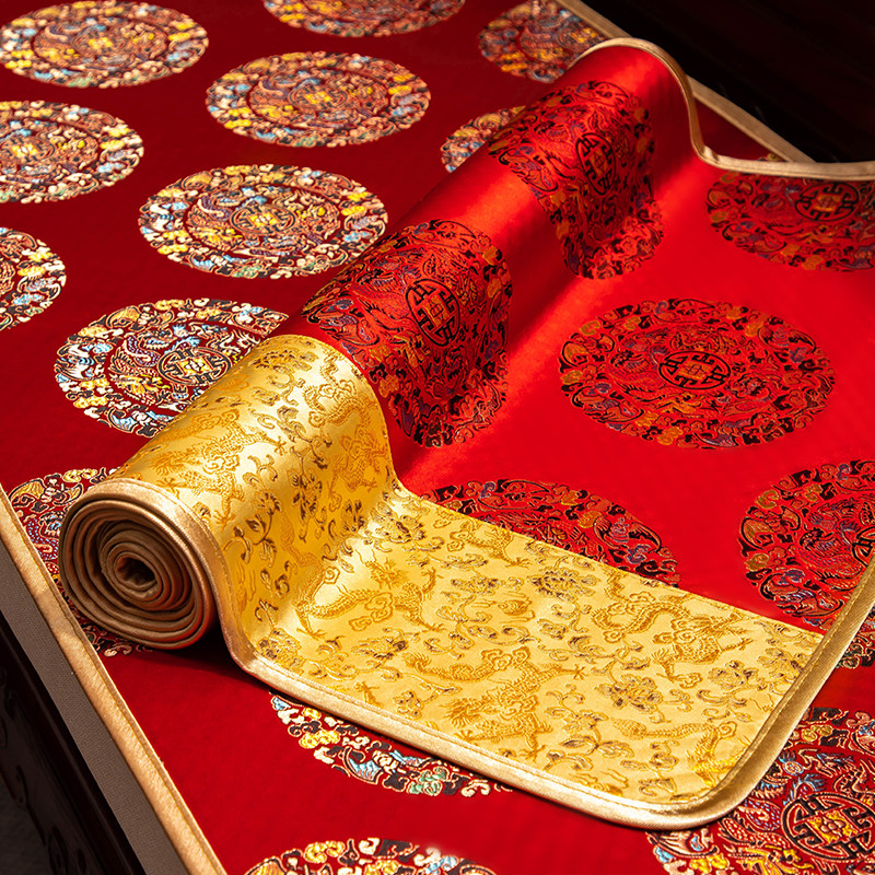 中式红木沙发坐垫定制