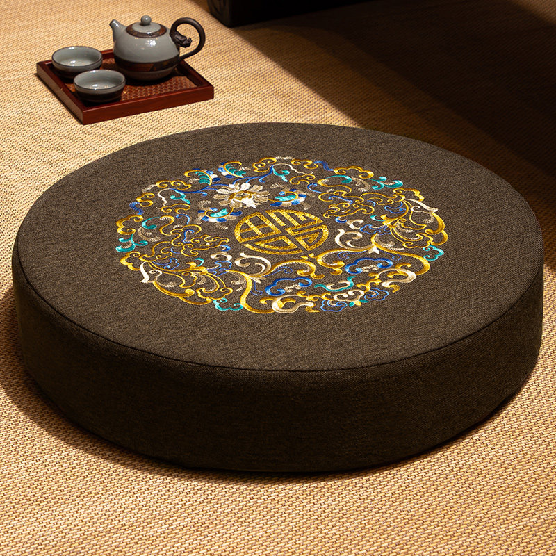 蒲团坐垫禅修垫家用拜佛跪拜垫佛家跪垫子圆形地垫加厚道家冥想垫,居家布艺,蒲团,淘宝优惠券,粉丝福利购,淘宝优惠卷