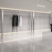 店专用陈列货架 不锈钢挂衣服架子简易女装 服装 店展示架上墙壁挂式