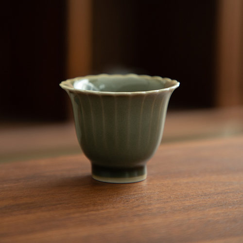 德化陶瓷青瓷茶杯单杯