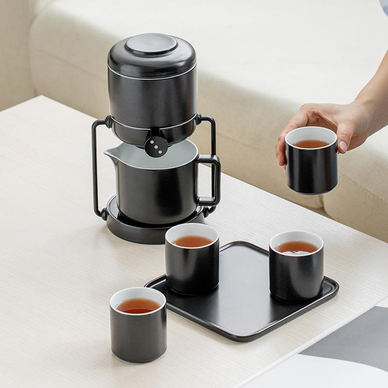 德化陶瓷功夫茶具套装轻奢半自动