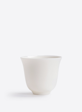 德化陶瓷茶杯主人杯白瓷羊脂玉功夫茶单个小号办公室待客品茗