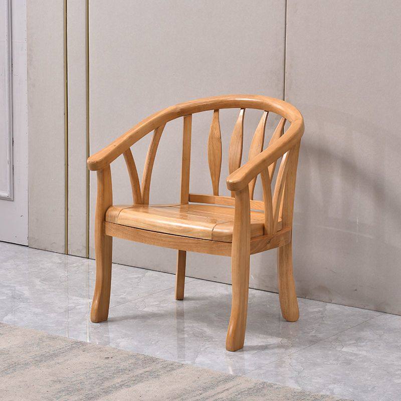 实木椅子新中式清仓特价全套阳台休闲桌椅实木茶单人沙发橡木椅子