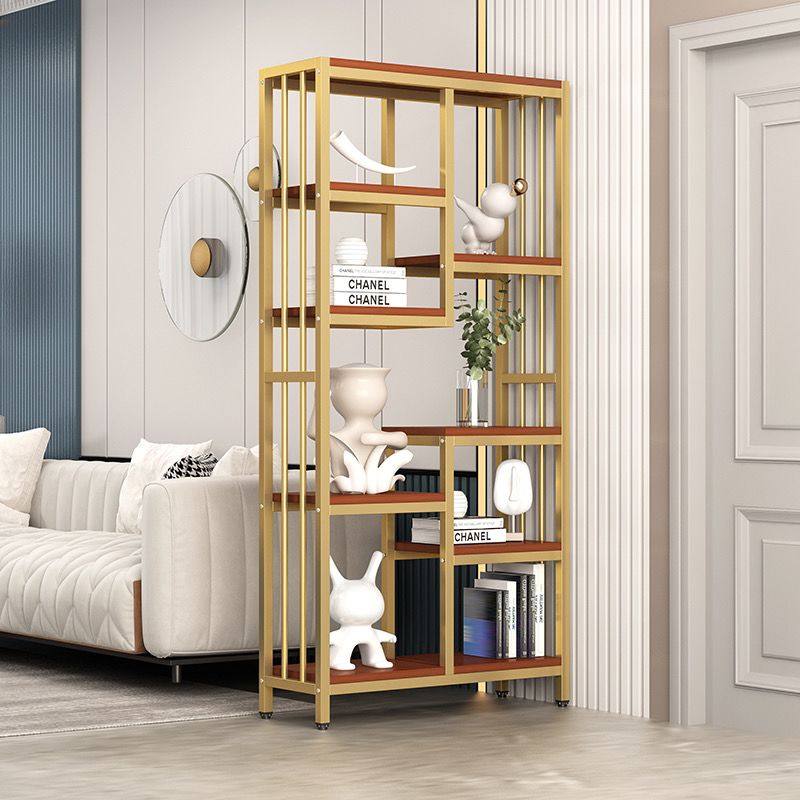 落地置物架客厅隔断书架现代简约创意花架阳台收纳架多功能展示架