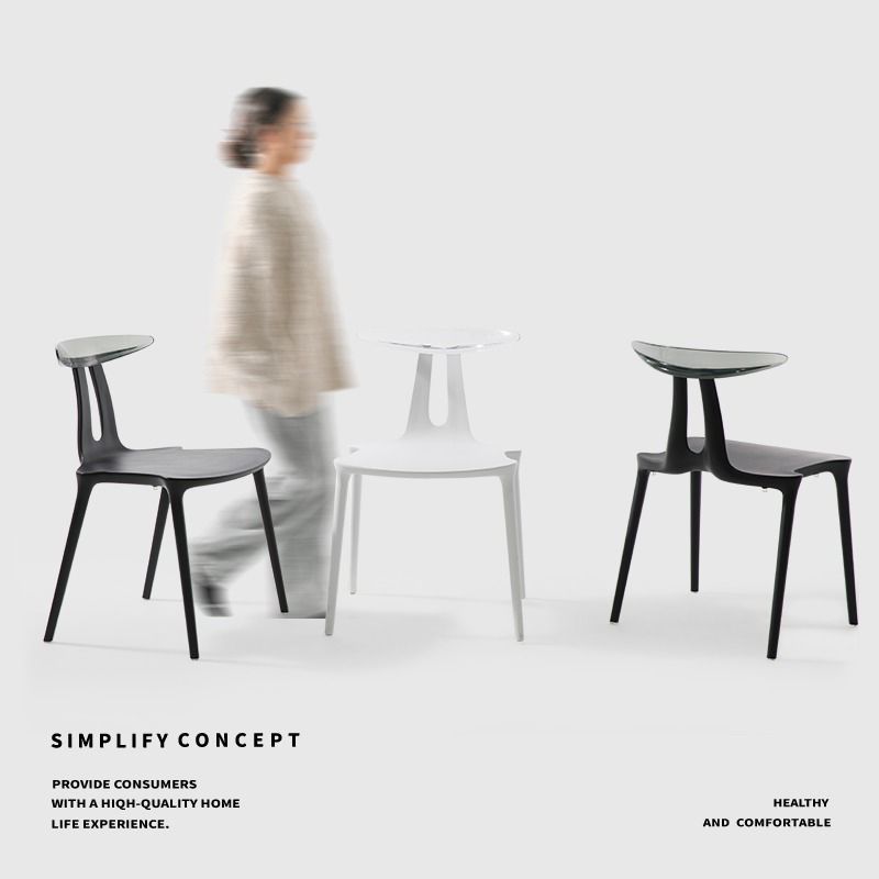 设计师亚克力餐椅家用透