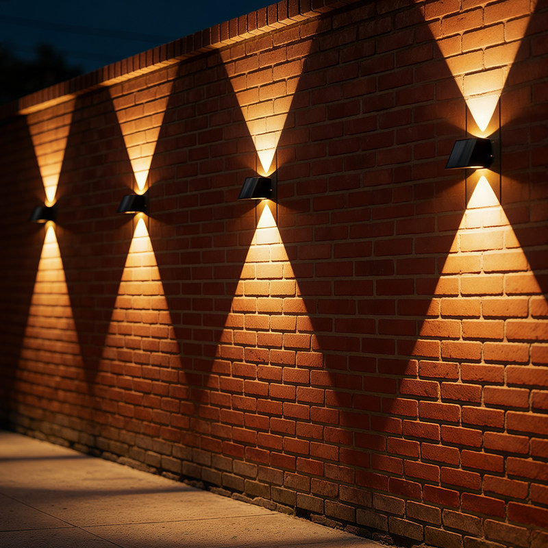 太阳能户外洗墙灯室外庭院防水别墅花园景观射灯装饰围墙壁氛围灯,家装灯饰光源,洗墙灯,淘宝优惠券,粉丝福利购,淘宝优惠卷