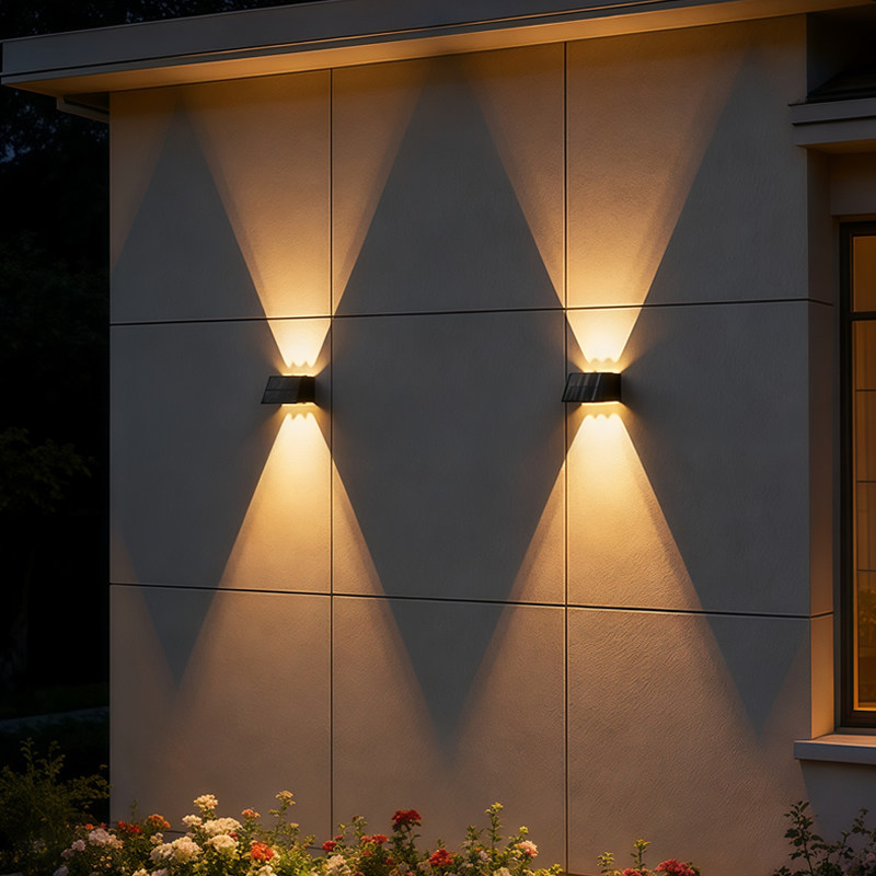 太阳能户外壁灯庭院景观装饰灯别墅阳台花园围墙室外防水洗墙灯,家装灯饰光源,户外壁灯,淘宝优惠券,粉丝福利购,淘宝优惠卷