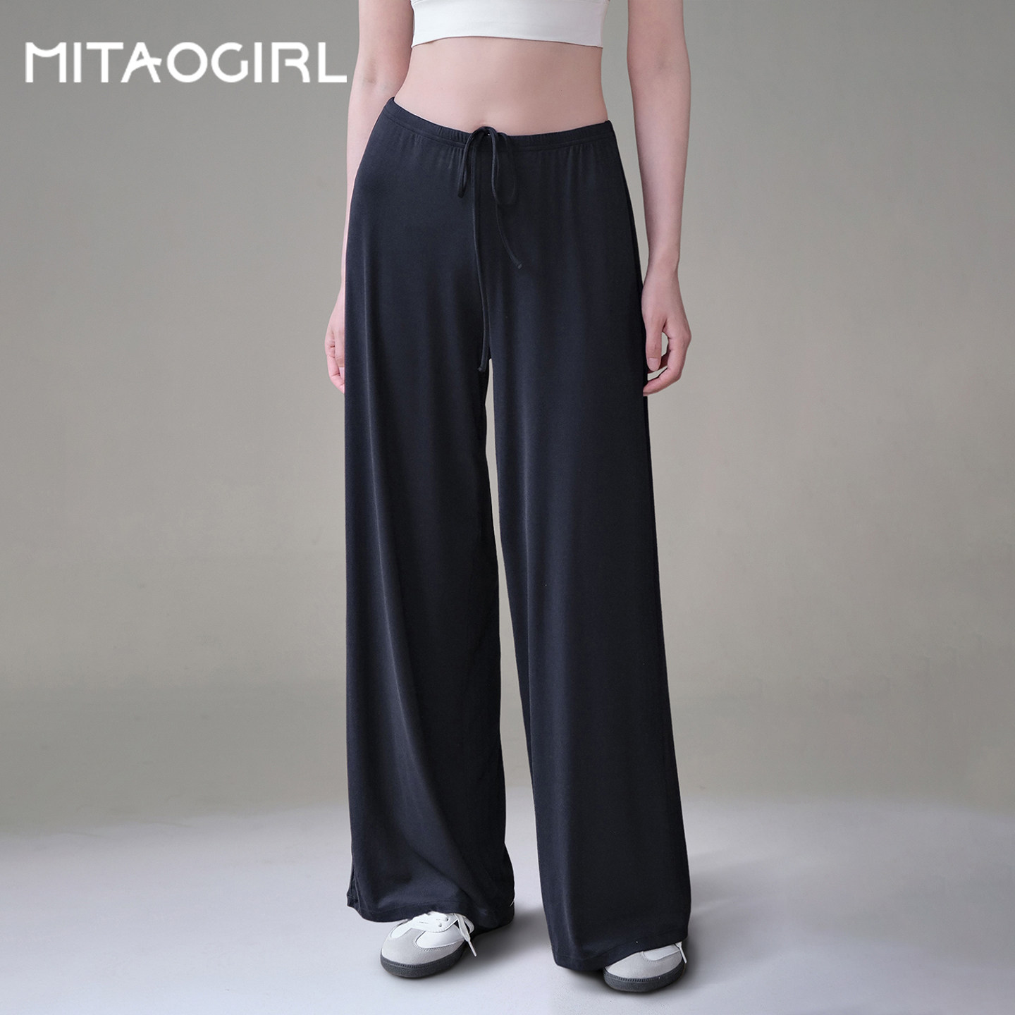 mitaogirl肯豆凉感瑜伽裤图片