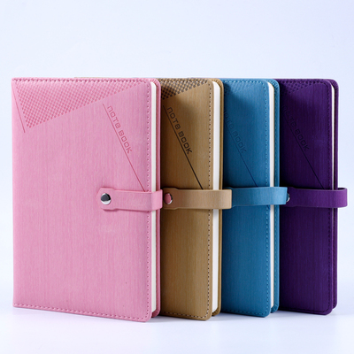 A5商务笔记本子彩色磁扣