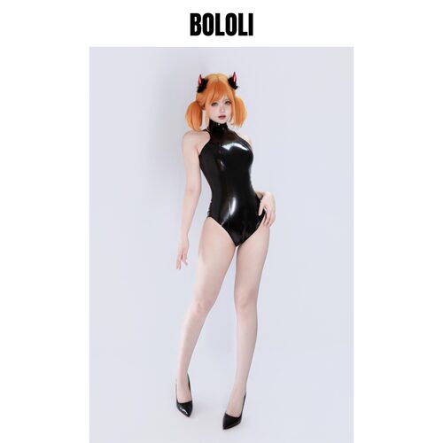 BOLOLI亮面塑身连体衣