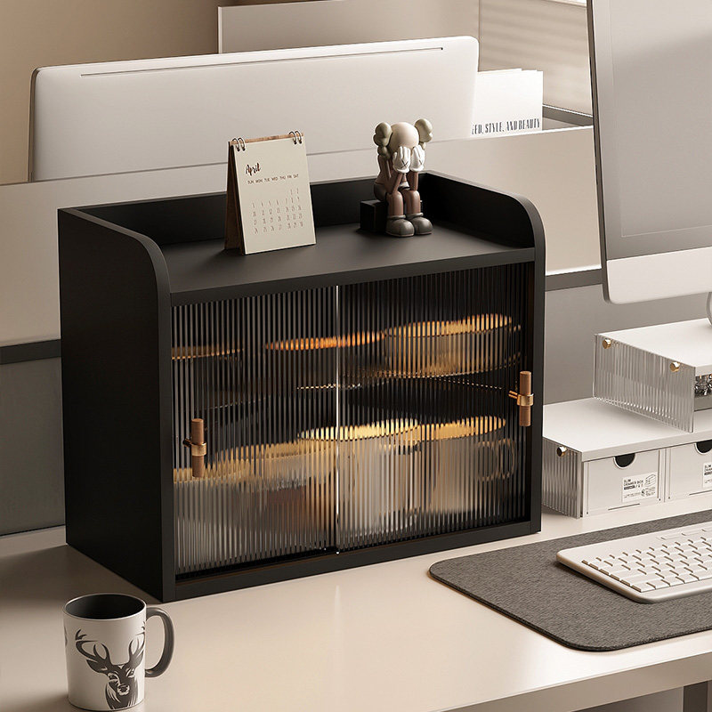 桌面置物架茶具收纳柜压克力餐桌台面收纳茶水柜放茶杯子置物架子