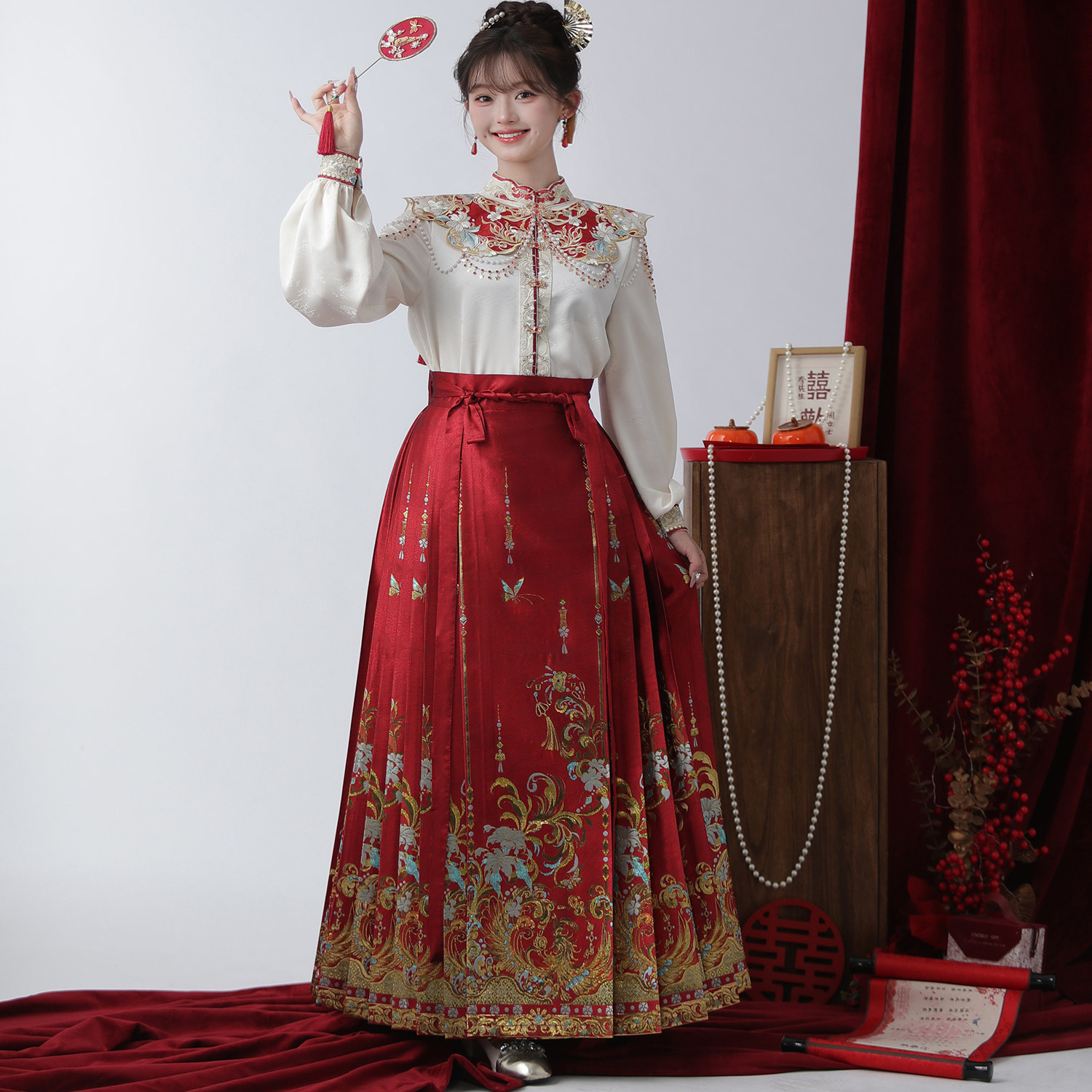 2026夏季新款马面裙订婚敬酒服女