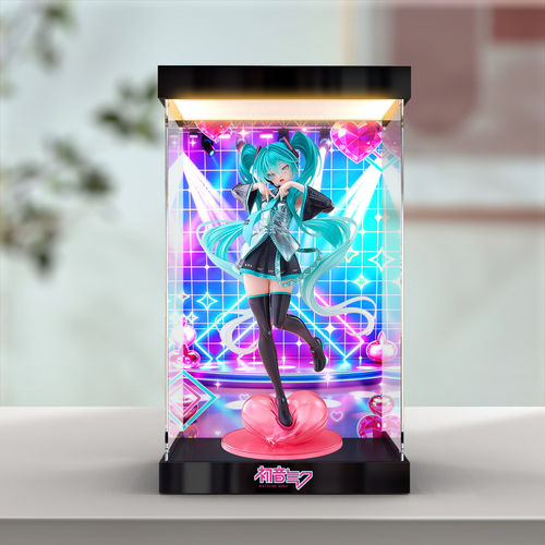 适用TAITO T-most VOCALOID 初音未来手办模型亚克力灯箱展示盒