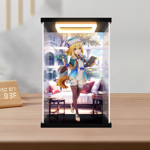 佳寻适用Vertex原创 精灵村 村里的老师 莫妮卡 手办回灯展示盒