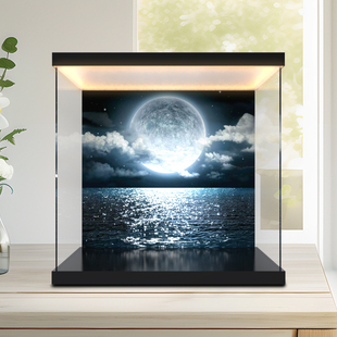 适用10365加勒比海盗黑珍珠号展示盒积木收纳亚克力 展示柜