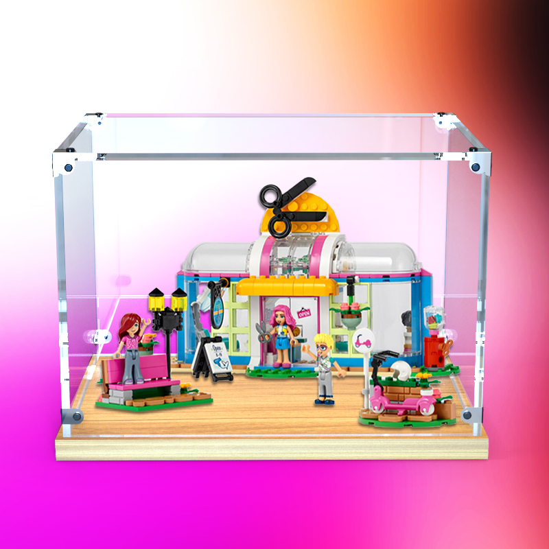 41743美发沙龙展示柜乐高亚克力