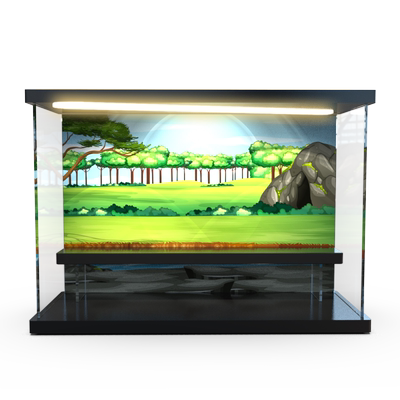 蜡笔小新童话系列展示架场景柜