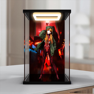 灯光展示柜适用alter新世纪福音战士新剧场版 明日香外套版防尘架