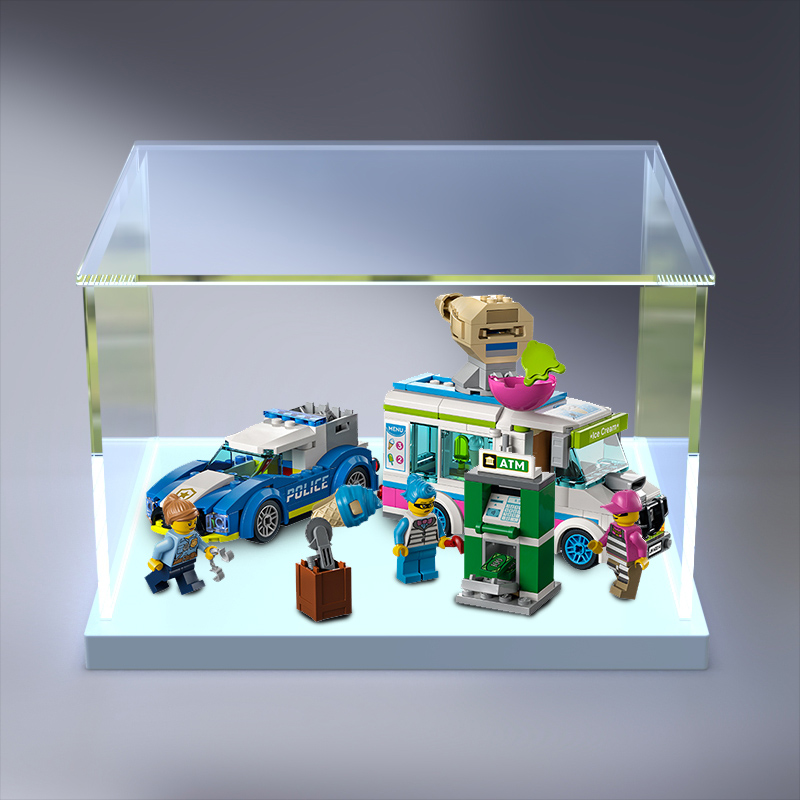 防尘盒适用乐高60314亚克力