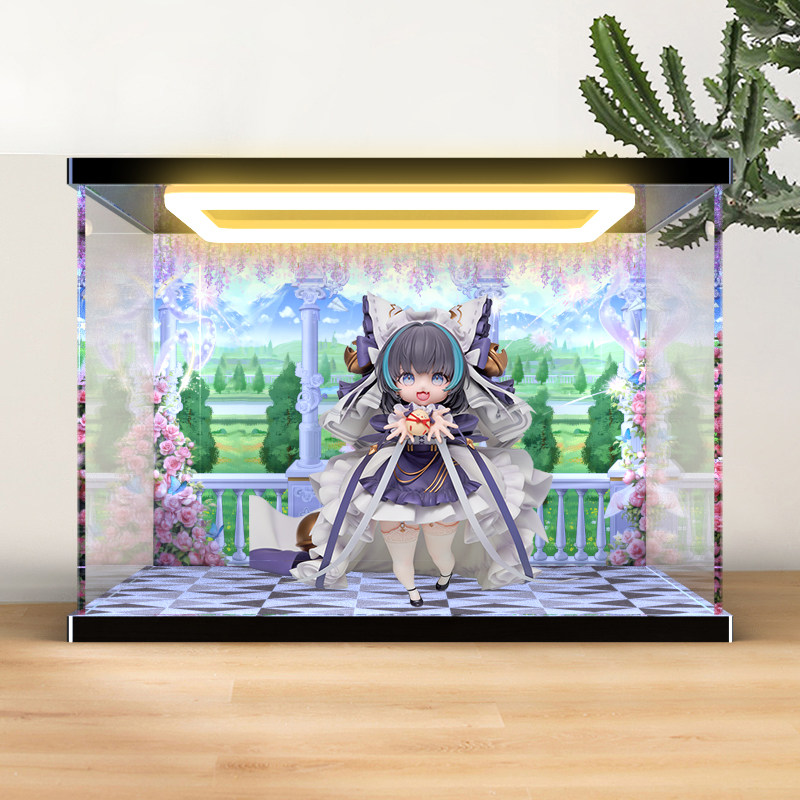 透明收纳架 适用AniGame碧蓝航线小柴郡舰娘手办防尘亚克力展示柜