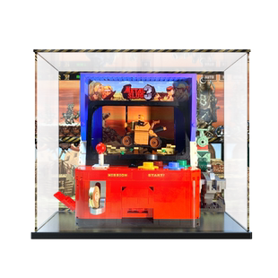 适用拼奇合金弹头手办模型游戏机积木防尘罩透明收纳亚克力展示柜