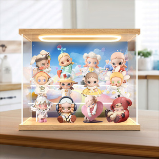 佳寻适用泡泡玛特Zsiga在日光下系列手办盲盒摆件玩具场景展示柜