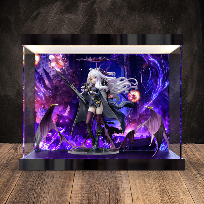 适用Bfull  蔚蓝档案 空崎日奈手办灯箱款亚克力高清 防尘展示盒
