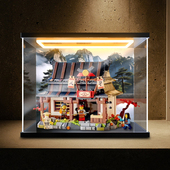 佳寻适用乐高71858四武器铁匠铺 积木亚克力展示柜 15周年纪念款