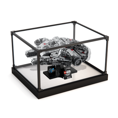 亚克力模型展示柜乐高星战系列75375千年隼号星际飞船积木收纳架