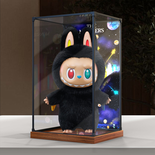 佳寻适用泡泡玛特The monsters 10周年 zimomo搪胶大娃盲盒展示柜