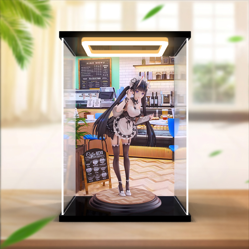 亚克力防尘罩子适用于碧蓝航线 能代 需要少冰吗?手办摆件收纳柜