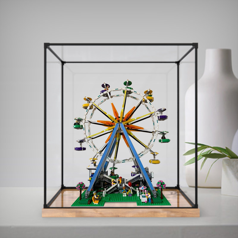 乐高10247摩天轮积木展示柜乐高
