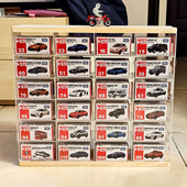 多美卡风火轮展示盒收纳盒展示柜亚克力汽车模型小车合金车展示架