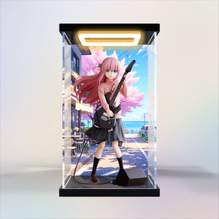 适用FuRyu TENITOL孤独摇滚后藤独后藤一里手办亚克力防尘收纳盒