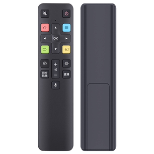 适用于TCL语音电视遥控器RC801C/D 43C2/55C2/65C2 RC801D P5 P6 C6 Q1D D6 V2