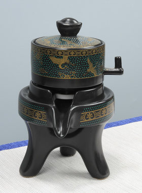 聚宝唐功夫茶具自动过滤旋转出水