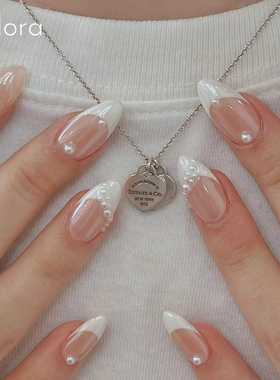 【ins高级风系列】老钱风纯手工穿戴甲气质显白欧美ins风美甲甲片