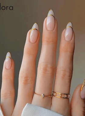 【法式系列】纯手工定制穿戴甲ins小红书小众高级成品美甲