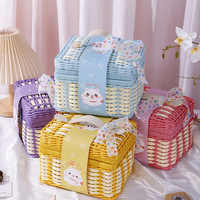 卡通礼物盒创意礼品盒高档礼盒空盒子宝宝满月伴手礼盒包装仪式感