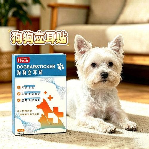 西高地立耳神器狗狗专用立耳贴狗耳朵立耳器小狗辅助矫正器定型