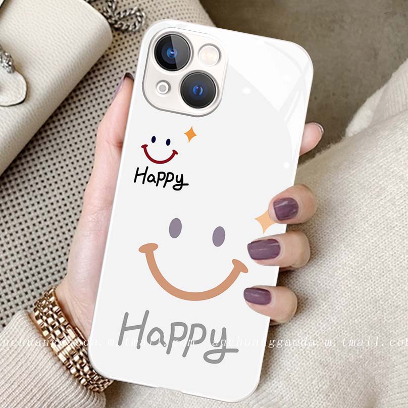 适用液态玻璃oppo手机壳简约