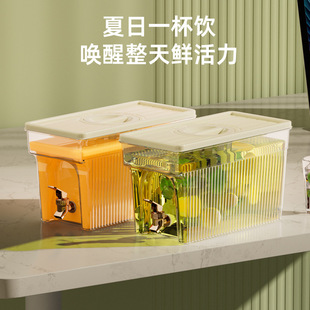 果茶水果可乐饮用壶 冰箱冷水壶家用大容量带水龙头冷水桶夏季