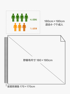 北欧风波浪纹野餐毯户外野炊地垫露营垫子野餐布几何拼接沙发毯