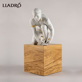 家居饰品摆件乔迁礼 欧式 LLADRO雅致 神话赫耳墨斯瓷偶