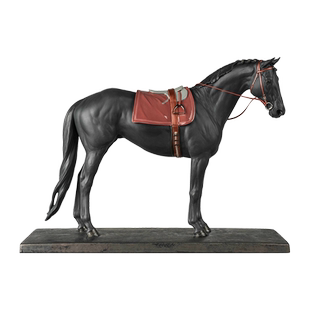 LLADRO雅致 英姿勃发英国纯种马 站姿瓷偶家居乔迁礼品