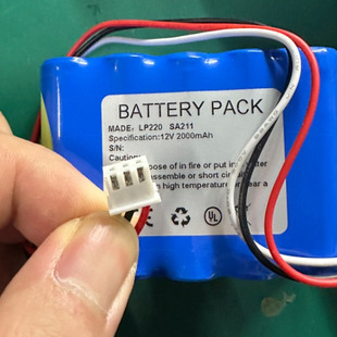 全新 适用 来普SA211 医用输液泵 12V 2000mAh LP220 SA211电池