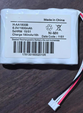 适用费森尤斯阿吉INJECTOMAT AGILIA RC2注射泵电池 6V 1.8Ah